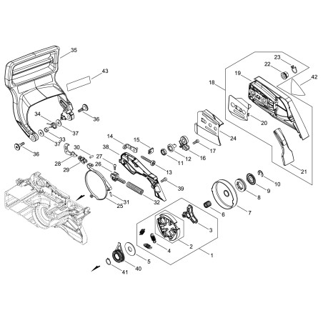 ORIGINAL ECHO CLUTCH BELL ECRA556001860 | NewgardenParts.com
