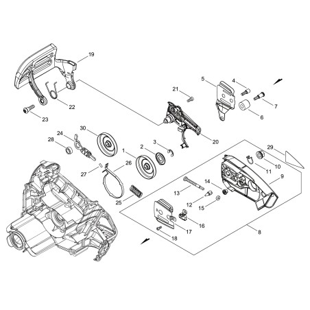 CLUTCH BELL 3/8 ECRA556001920 ORIGINAL ECHO | NewgardenParts.com