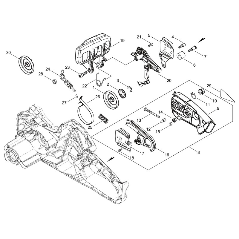 CAMPANA DE EMBRAGUE ORIGINAL ECHO ECRA556001960