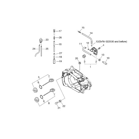 POMPA OLIO AUTOMATICA *T.I.06-339 ECRC022000000 ORIGINALE ECHO | NewgardenParts.com