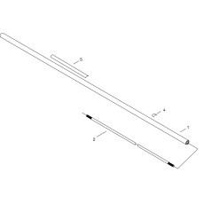 TUBO TRASMISSIONE ECRC050002440 ORIGINALE ECHO