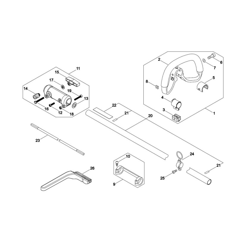 ORIGINAL ECHO-ÜBERTRAGUNGSROHR ECRC050002890