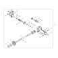 ECHO COMPLETE GEARBOX ECRC051000301 ORIGINAL