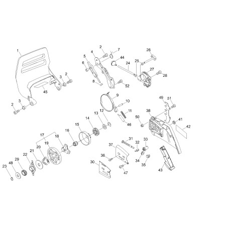 PROTEZIONE ECRC302000011 ORIGINALE ECHO | NewgardenParts.com