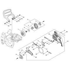 ORIGINAL ECHO BRAKE LEVER ECRC320000113 | NewgardenParts.com