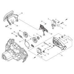 ORIGINAL ECHO CHAIN ??BRAKE COVER ECRC345000730 | NewgardenParts.com