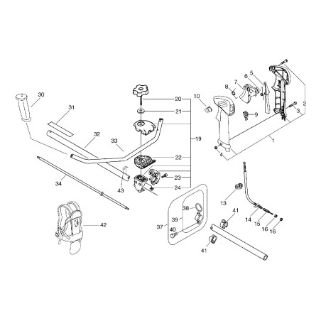 POIGNÉE AVANT ECHO ORIGINALE ECRC400000211 | NewgardenParts.com