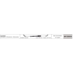 MAORI tondeuse variateur de vitesse câble MP5518SVQ câble 1279 mm gaine 1117 mm