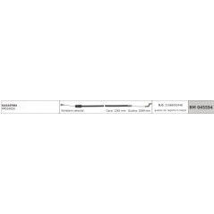 MOWOX cortacésped variador de velocidad cable PM5160SA 1245mm vaina 1089mm