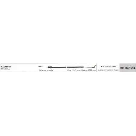 MOWOX mower speed variator cable PM5160SA cable 1245mm sheath 1089mm | NewgardenParts.com