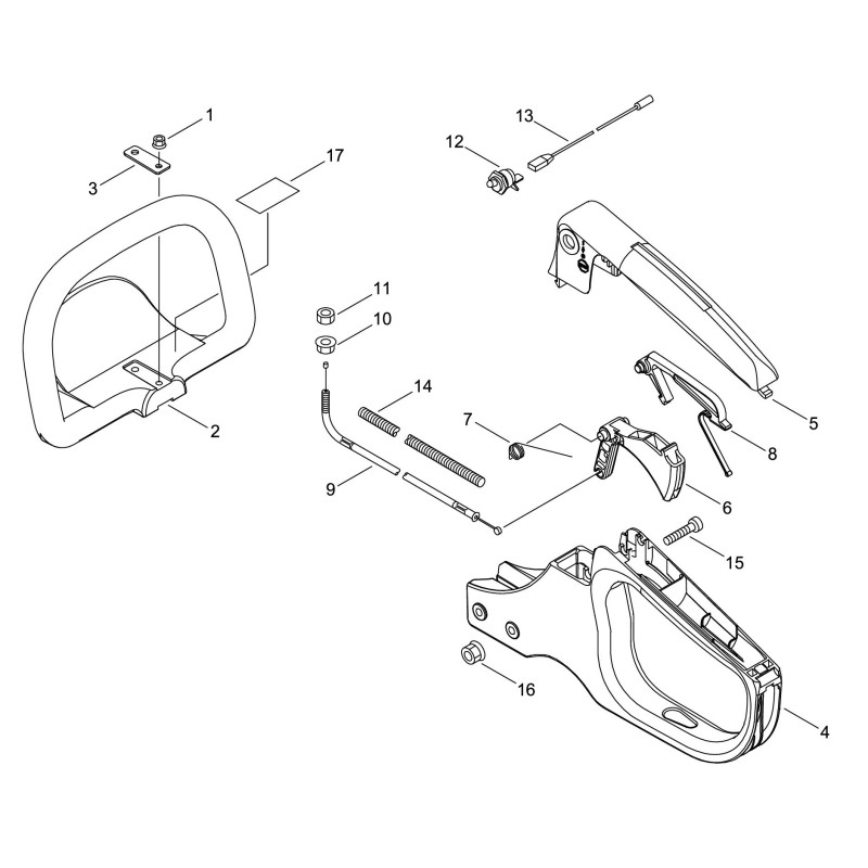 ORIGINAL ECHO REAR HANDLE ECRC410000431
