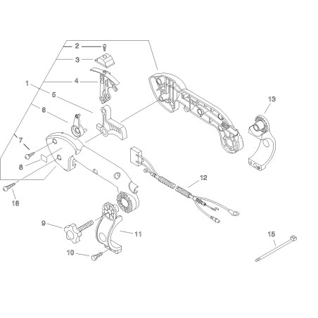 ORIGINAL ECHO ACCELERATOR LEVER ECRC453000203 | NewgardenParts.com