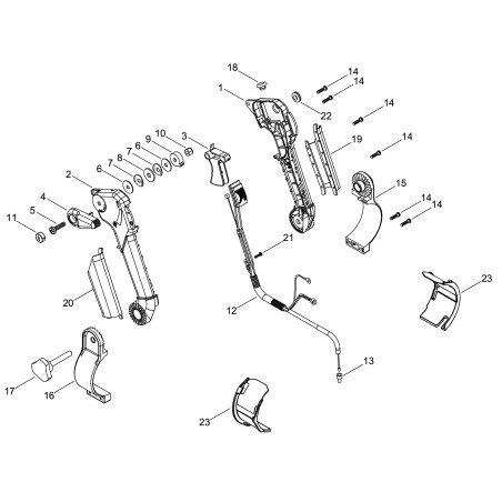 ORIGINAL ECHO ACCELERATOR LEVER ECRC453000450 | NewgardenParts.com