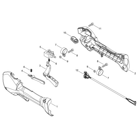 ORIGINAL ECHO ACCELERATOR LOCK LEVER ECRC460000550 | NewgardenParts.com