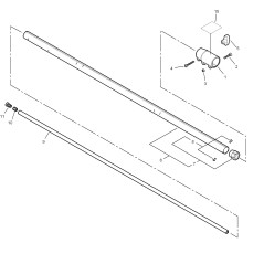ORIGINAL ECHO UPPER TRANSMISSION ROD ECRC504000360 | NewgardenParts.com