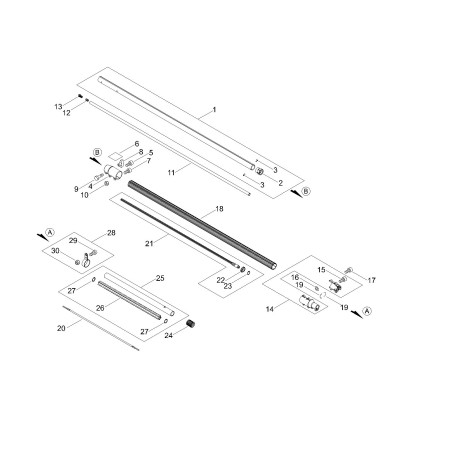 FLEXIBLE SHAFT *T.I.11-479 ECRC506000100 ORIGINAL ECHO | NewgardenParts.com