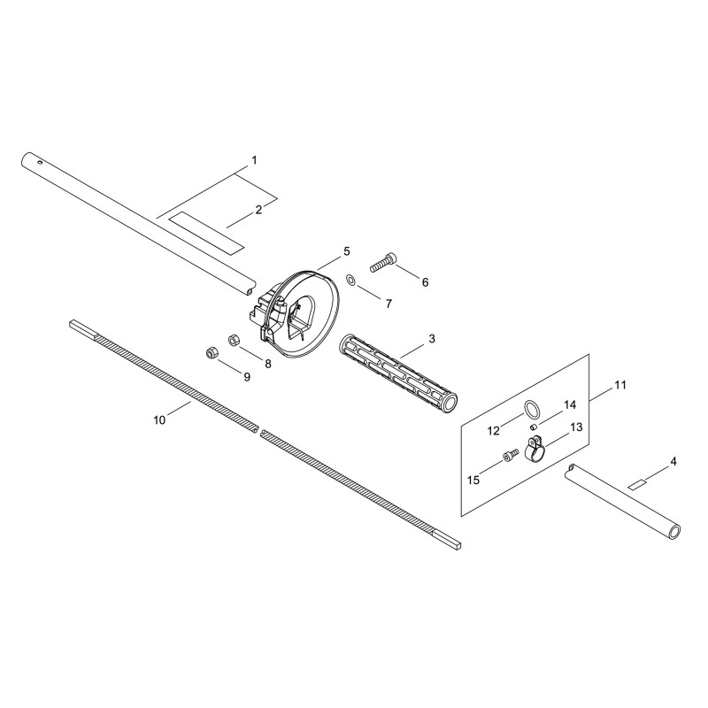 ORIGINAL ECHO FLEXIBLE SHAFT ECRC506000390
