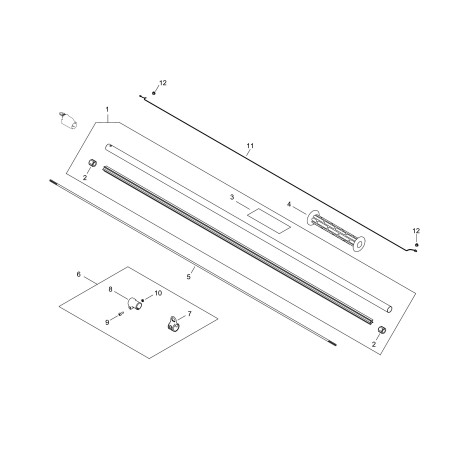 ORIGINAL ECHO FLEXIBLE SHAFT ECRC506000630 | NewgardenParts.com