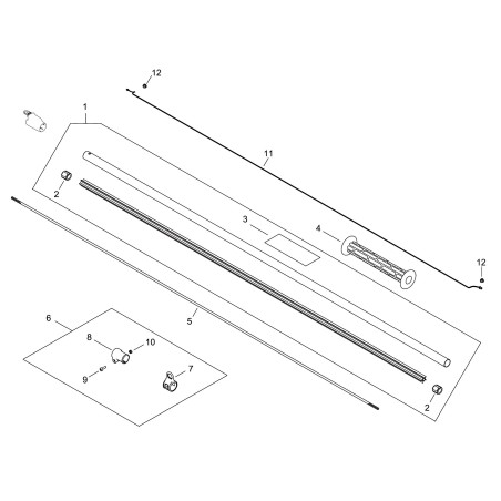ORIGINAL ECHO FLEXIBLE SHAFT ECRC506000880 | NewgardenParts.com