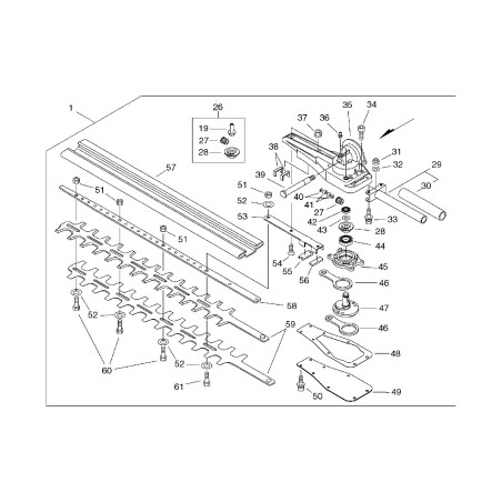 UPPER CONNECTING ROD CRANKCASE ECRC531000302 ORIGINAL ECHO | NewgardenParts.com