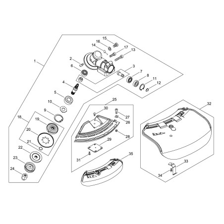 ORIGINAL ECHO LEG PROTECTION (BLACK) ECRC550000541 | NewgardenParts.com