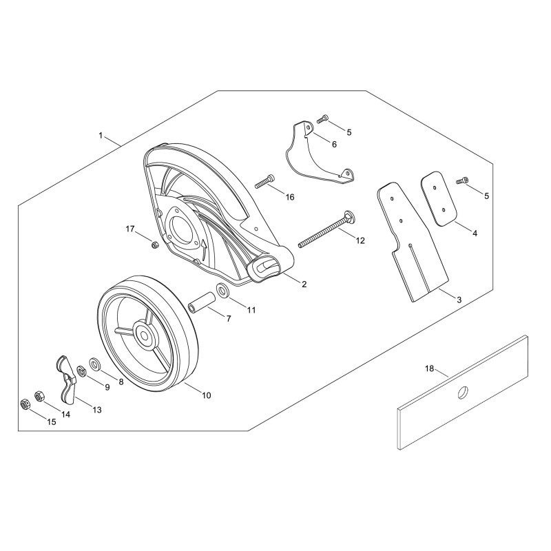 RUEDA ORIGINAL ECHO ECRC730000120