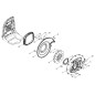 CARTER VENTOLA ECRE103000683 ORIGINALE ECHO