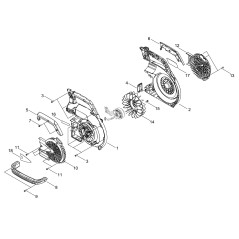 ORIGINAL ECHO RH LÜFTERABDECKUNG ECRE103001730