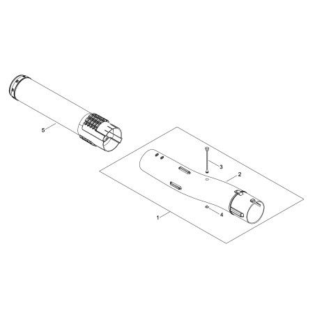 PLASTIC HOSE DPB600/EB250 ECRE165000391 ORIGINAL ECHO | NewgardenParts.com
