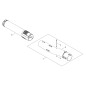 PLASTIC HOSE DPB600/EB250 ECRE165000391 ORIGINAL ECHO