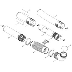 TUBO DIRITTO PB770/EB770 ECRE165000721 ORIGINALE ECHO | NewgardenParts.com