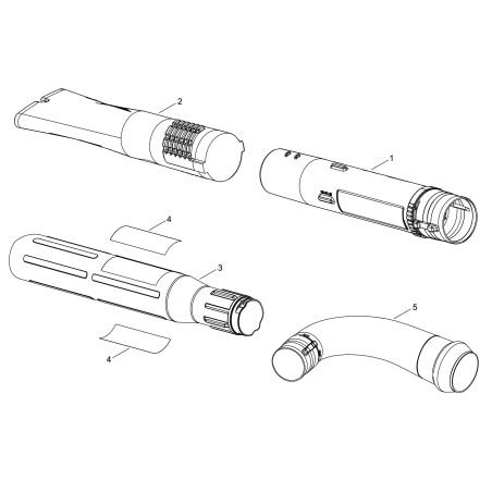 TUBE PLAS.PB251/PB255ES ECRE165000850 ORIGINAL ECHO | NewgardenParts.com