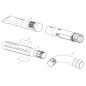 TUBE PLAS.PB251/PB255ES ECRE165000850 ORIGINAL ECHO