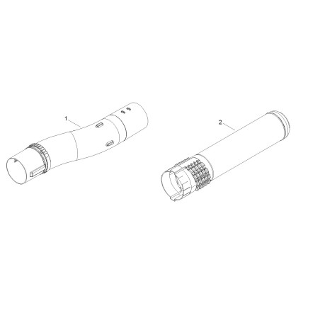 TUBO FINALE PLASTICA PB2520/EB252 ECRE165000880 ORIGINALE ECHO | NewgardenParts.com