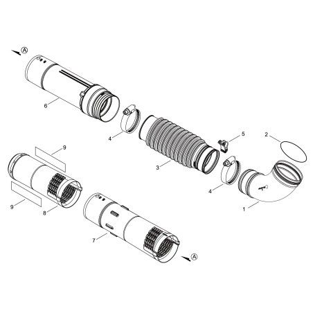 ORIGINAL ECHO STRAIGHT TUBE PB9010T ECRE165001220 | NewgardenParts.com