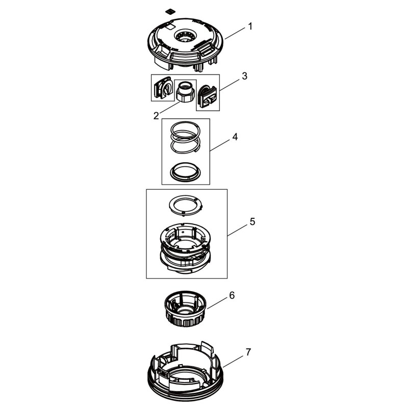 ORIGINAL ECHO ECRK00401081 HEAD SPRING AND SUPPORT