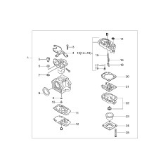ECHO KOMPLETTER PUMPENKÖRPER ECRP003000440 ORIGINAL