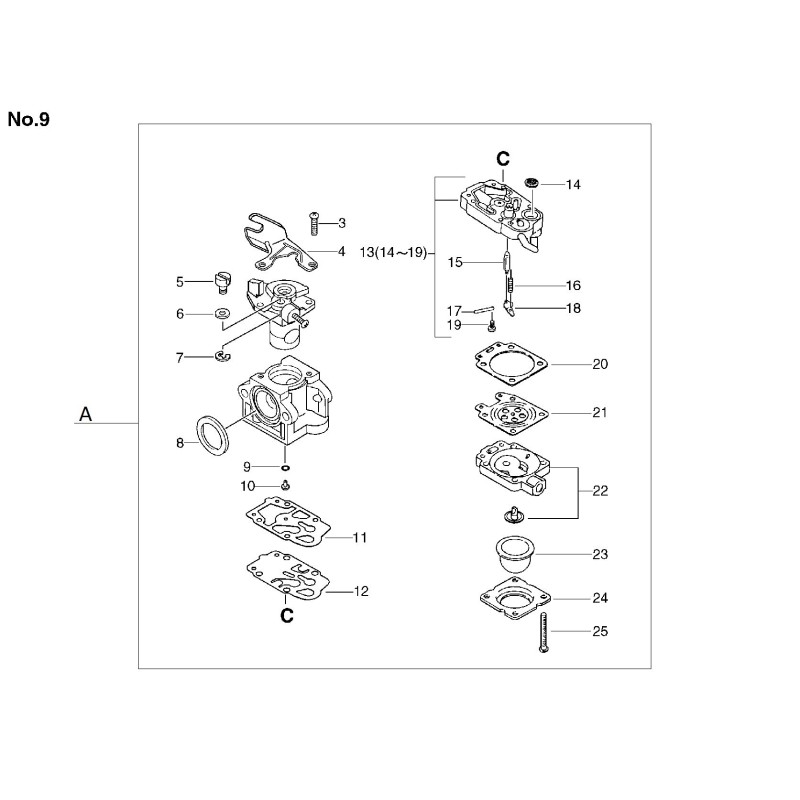 ORIGINAL ECHO ECRP003001020 JET