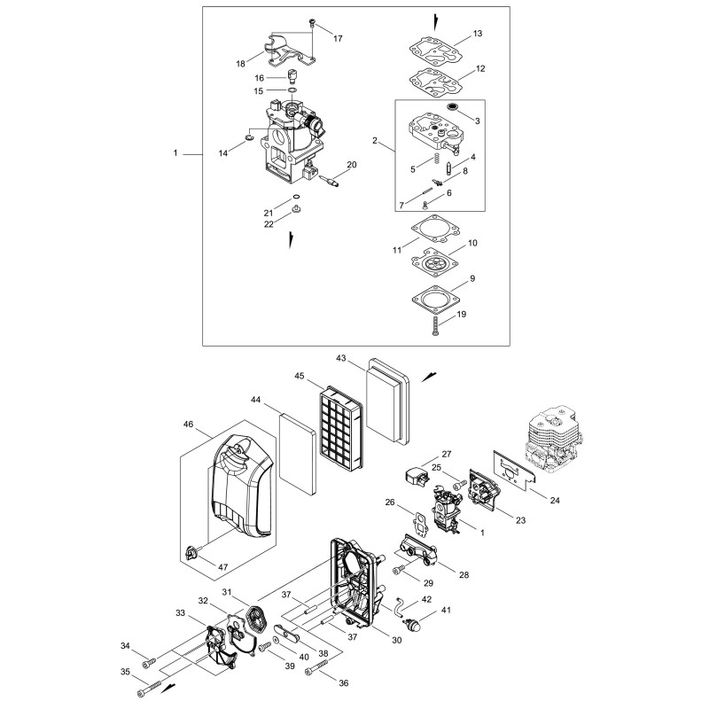 ORIGINAL ECHO ECRP003006610 JET