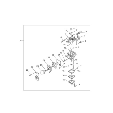 ORIGINAL ECHO CARBURETOR COVER ECRP005001980 | NewgardenParts.com