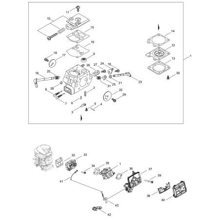 ORIGINAL ECHO CARBURETOR PAD ECRP006000650 | NewgardenParts.com