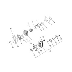 SILENCIADOR ECRP021000962 ORIGINAL ECHO | NewgardenParts.com