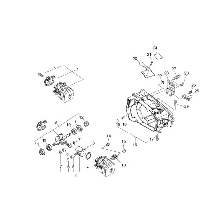 ORIGINAL ECHO CRANKSHAFT ECRP021001920 | NewgardenParts.com