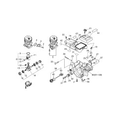 CILINDRO C/CARTER X CS3700/ES ECRP021004100 ORIGINALE ECHO