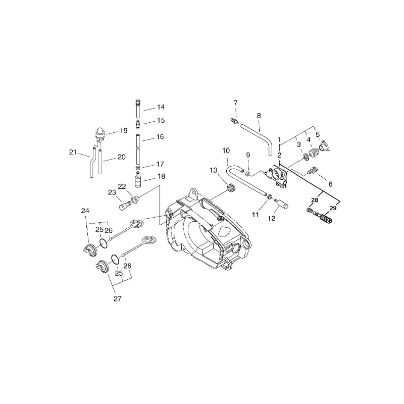 COMPLETE OIL CAP - BLACK - ECRP021005581 ORIGINAL ECHO COMPLETE OIL CAP - BLACK - ECRP021005581 ORIGINAL ECHO