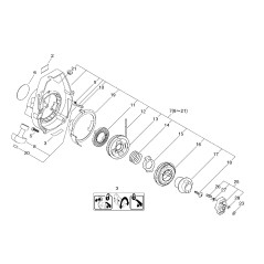 COMPLETE STARTER FOR HCR1500SI ECRP021006100 ORIGINAL ECHO | NewgardenParts.com