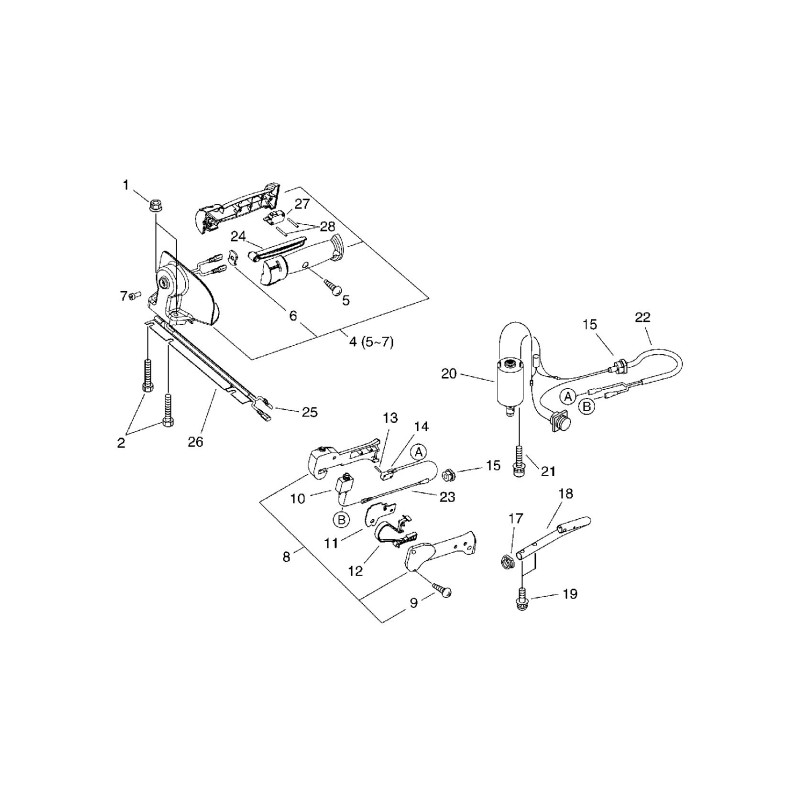 ORIGINAL ECHO KOMPLETTER MOTOR ECRP021011020