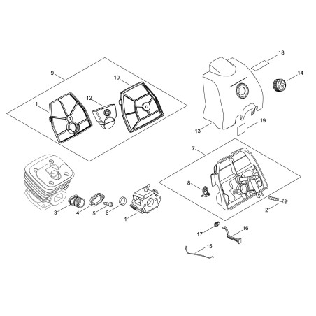 COMPLETE AIR FILTER - FELT - ECRP021016372 ORIGINAL ECHO | NewgardenParts.com