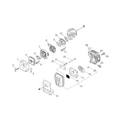 ORIGINAL ECHO LUFTFILTERGEHÄUSE ECRP021034600