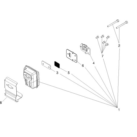 KOMPLETTER AUSPUFFAR ECRP021036110 ORIGINAL ECHO | NewgardenParts.com